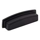 Jeffrey Alexander [141-96MB] Die Cast Zinc Cabinet Cup Pull - Renzo Series - Matte Black Finish - 96mm C/C - 4 5/8&quot; L