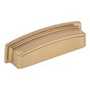 Jeffrey Alexander [141-96SBZ] Die Cast Zinc Cabinet Cup Pull - Renzo Series - Satin Bronze Finish - 96mm C/C - 4 5/8&quot; L