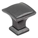 Jeffrey Alexander [435DACM] Die Cast Zinc Cabinet Knob - Annadale Series - Gun Metal Finish - 1 1/4&quot; Sq.