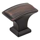 Jeffrey Alexander [435L-DBAC] Die Cast Zinc Cabinet Knob - Annadale Series - Brushed Oil Rubbed Bronze Finish - 1 1/2&quot; L