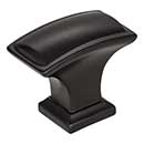 Jeffrey Alexander [435L-MB] Die Cast Zinc Cabinet Knob - Annadale Series - Matte Black Finish - 1 1/2&quot; L