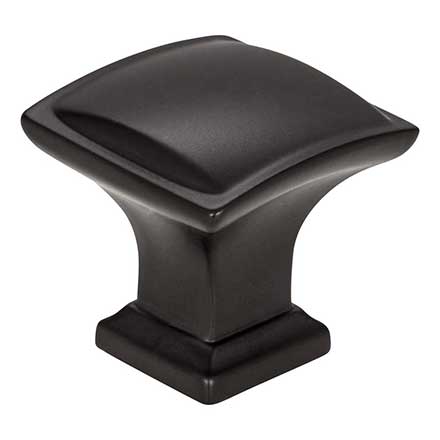 Jeffrey Alexander [435MB] Die Cast Zinc Cabinet Knob - Annadale Series - Matte Black Finish - 1 1/4&quot; Sq.