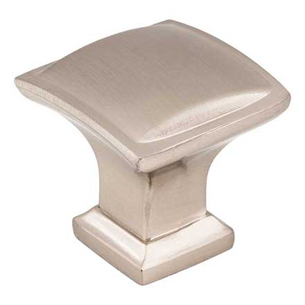 Jeffrey Alexander [435SN] Die Cast Zinc Cabinet Knob - Annadale Series - Satin Nickel Finish - 1 1/4" Sq.