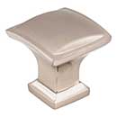 Jeffrey Alexander [435SN] Die Cast Zinc Cabinet Knob - Annadale Series - Satin Nickel Finish - 1 1/4&quot; Sq.