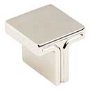 Jeffrey Alexander [867L-NI] Die Cast Zinc Cabinet Knob - Anwick Series - Polished Nickel Finish - 1 1/8&quot; Sq.