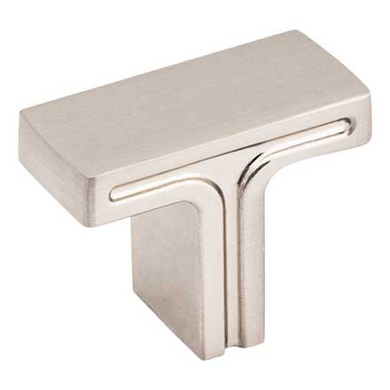 Jeffrey Alexander [867SN] Die Cast Zinc Cabinet T Knob - Anwick Series - Satin Nickel Finish - 1 3/8&quot; L