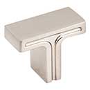 Jeffrey Alexander [867SN] Die Cast Zinc Cabinet T Knob - Anwick Series - Satin Nickel Finish - 1 3/8&quot; L
