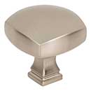 Jeffrey Alexander [278L-SN] Die Cast Zinc Cabinet Knob - Audrey Series - Satin Nickel Finish - 1 3/8&quot; Sq.