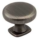 Jeffrey Alexander [MO6303BNBDL] Die Cast Zinc Cabinet Knob - Belcastel 1 Series - Brushed Pewter Finish - 1 3/8&quot; Dia.