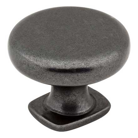 Jeffrey Alexander [MO6303DACM] Die Cast Zinc Cabinet Knob - Belcastel 1 Series - Gun Metal Finish - 1 3/8" Dia.