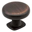 Jeffrey Alexander [MO6303DBAC] Die Cast Zinc Cabinet Knob - Belcastel 1 Series - Brushed Oil Rubbed Bronze Finish - 1 3/8&quot; Dia.