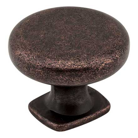 Jeffrey Alexander [MO6303DMAC] Die Cast Zinc Cabinet Knob - Belcastel 1 Series - Distressed Oil Rubbed Bronze Finish - 1 3/8&quot; Dia.