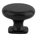 Jeffrey Alexander [MO6303MB] Die Cast Zinc Cabinet Knob - Belcastel 1 Series - Matte Black Finish - 1 3/8&quot; Dia.