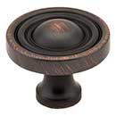 Jeffrey Alexander [818DBAC] Die Cast Zinc Cabinet Knob - Bella Series - Brushed Oil Rubbed Bronze Finish - 1 3/8&quot; Dia.