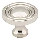 Jeffrey Alexander [818NI] Die Cast Zinc Cabinet Knob - Bella Series - Polished Nickel Finish - 1 3/8&quot; Dia.
