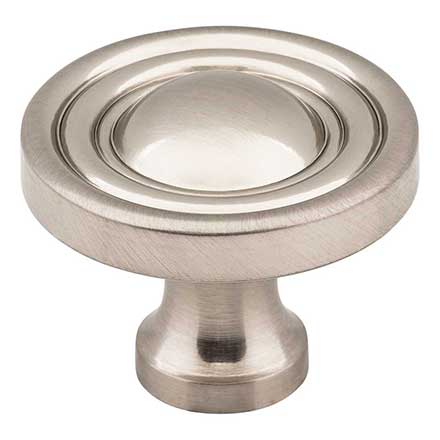 Jeffrey Alexander [818SN] Die Cast Zinc Cabinet Knob - Bella Series - Satin Nickel Finish - 1 3/8&quot; Dia.
