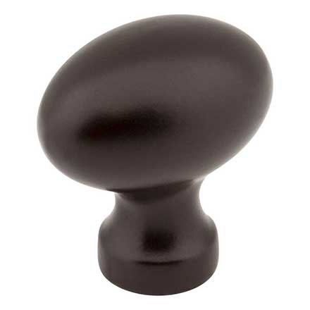 Jeffrey Alexander [3990-ORB] Die Cast Zinc Cabinet Knob - Football - Bordeaux Series - Dark Bronze Finish - 1 3/16&quot; L