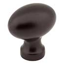 Jeffrey Alexander [3990-ORB] Die Cast Zinc Cabinet Knob - Football - Bordeaux Series - Dark Bronze Finish - 1 3/16&quot; L