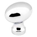Jeffrey Alexander [3990-PC] Die Cast Zinc Cabinet Knob - Football - Bordeaux Series - Polished Chrome Finish - 1 3/16&quot; L