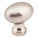 Jeffrey Alexander [3990-SN] Die Cast Zinc Cabinet Knob - Football - Bordeaux Series - Satin Nickel Finish - 1 3/16&quot; L