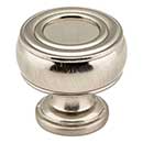 Jeffrey Alexander [127SN] Die Cast Zinc Cabinet Knob - Bremen 2 Series - Satin Nickel Finish - 1 3/16&quot; Dia.