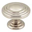 Jeffrey Alexander [137SN] Die Cast Zinc Cabinet Knob - Bremen 2 Series - Satin Nickel Finish - 1 1/4&quot; Dia.