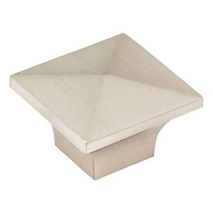Jeffrey Alexander [595SN] Die Cast Zinc Cabinet Knob - Cairo Series - Satin Nickel Finish - 1 1/4" Sq.