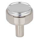 Jeffrey Alexander [775NI] Acrylic Cabinet Knob - Carmen Series - Clear - Polished Nickel Finish Stem - 1 1/8&quot; Dia.