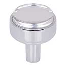 Jeffrey Alexander [775PC] Acrylic Cabinet Knob - Carmen Series - Clear - Polished Chrome Finish Stem - 1 1/8&quot; Dia.