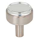 Jeffrey Alexander [775SN] Acrylic Cabinet Knob - Carmen Series - Clear - Satin Nickel Finish Stem - 1 1/8&quot; Dia.