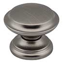 Jeffrey Alexander [0251BNBDL] Die Cast Zinc Cabinet Knob - Cordova Series - Brushed Pewter Finish - 1 3/8&quot; Dia.