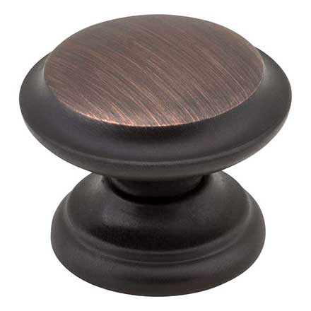 Jeffrey Alexander [0251DBAC] Die Cast Zinc Cabinet Knob - Cordova Series - Brushed Oil Rubbed Bronze Finish - 1 3/8&quot; Dia.