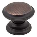 Jeffrey Alexander [0251DBAC] Die Cast Zinc Cabinet Knob - Cordova Series - Brushed Oil Rubbed Bronze Finish - 1 3/8&quot; Dia.