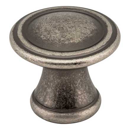 Jeffrey Alexander [Z110-BNDL] Die Cast Zinc Cabinet Knob - Cordova Series - Distressed Pewter Finish - 1 3/16&quot; Dia.