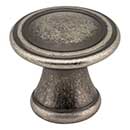 Jeffrey Alexander [Z110-BNDL] Die Cast Zinc Cabinet Knob - Cordova Series - Distressed Pewter Finish - 1 3/16&quot; Dia.