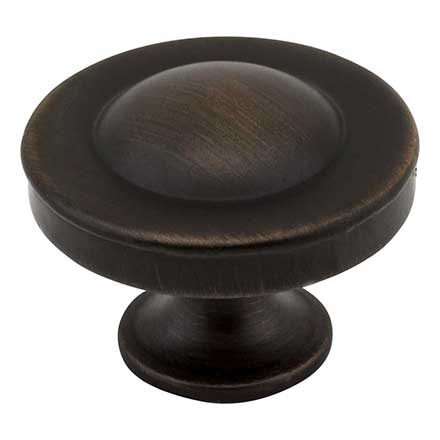 Jeffrey Alexander [Z111-ABSB] Die Cast Zinc Cabinet Knob - Cordova Series - Antique Brushed Satin Brass Finish - 1 1/4&quot; Dia.