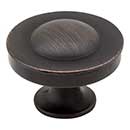 Jeffrey Alexander [Z111-DBAC] Die Cast Zinc Cabinet Knob - Cordova Series - Brushed Oil Rubbed Bronze Finish - 1 1/4&quot; Dia.