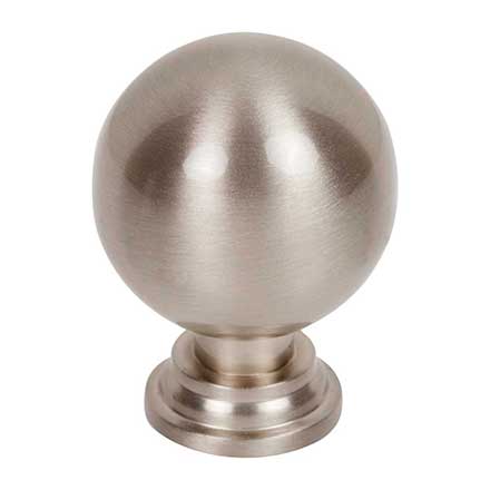 Jeffrey Alexander [387SN] Die Cast Zinc Cabinet Knob - Davis Series - Satin Nickel Finish - 1 3/8" Dia.