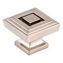Jeffrey Alexander [585L-SN] Die Cast Zinc Cabinet Knob - Delmar Series - Large - Satin Nickel Finish - 1 1/4&quot; Sq.