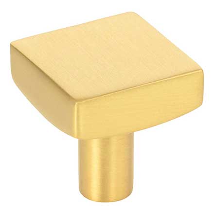 Jeffrey Alexander [845BG] Die Cast Zinc Cabinet Knob - Dominique Series - Brushed Gold Finish - 1 1/8&quot; Sq.