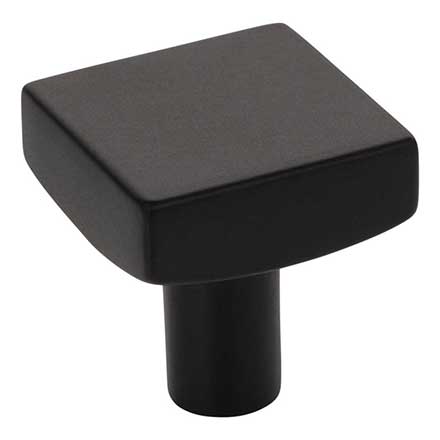 Jeffrey Alexander [845MB] Die Cast Zinc Cabinet Knob - Dominique Series - Matte Black Finish - 1 1/8&quot; Sq.