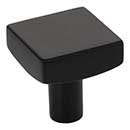 Jeffrey Alexander [845MB] Die Cast Zinc Cabinet Knob - Dominique Series - Matte Black Finish - 1 1/8&quot; Sq.