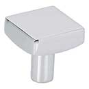 Jeffrey Alexander [845PC] Die Cast Zinc Cabinet Knob - Dominique Series - Polished Chrome Finish - 1 1/8&quot; Sq.