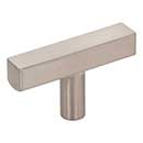 Jeffrey Alexander [845T-MB] Die Cast Zinc Cabinet T-Knob - Dominique Series - Matte Black Finish - 2&quot; L