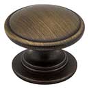 Jeffrey Alexander [3980-ABSB] Die Cast Zinc Cabinet Knob - Durham Series - Antique Brushed Satin Brass Finish - 1 1/4&quot; Dia.