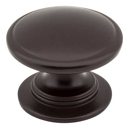 Jeffrey Alexander [3980-ORB] Die Cast Zinc Cabinet Knob - Durham Series - Dark Bronze Finish - 1 1/4" Dia.