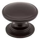 Jeffrey Alexander [3980-ORB] Die Cast Zinc Cabinet Knob - Durham Series - Dark Bronze Finish - 1 1/4&quot; Dia.