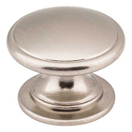 Jeffrey Alexander [3980-SN] Die Cast Zinc Cabinet Knob - Durham Series - Satin Nickel Finish - 1 1/4" Dia.