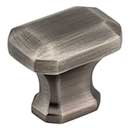 Jeffrey Alexander [165BNBDL] Die Cast Zinc Cabinet Knob - Ella Series - Brushed Pewter Finish - 1 1/4" L