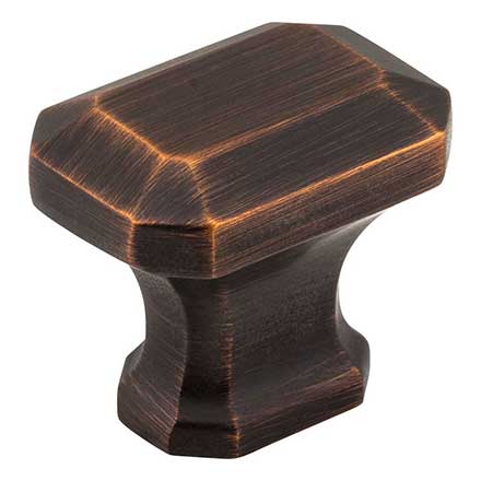 Jeffrey Alexander [165DBAC] Die Cast Zinc Cabinet Knob - Ella Series - Brushed Oil Rubbed Bronze Finish - 1 1/4&quot; L